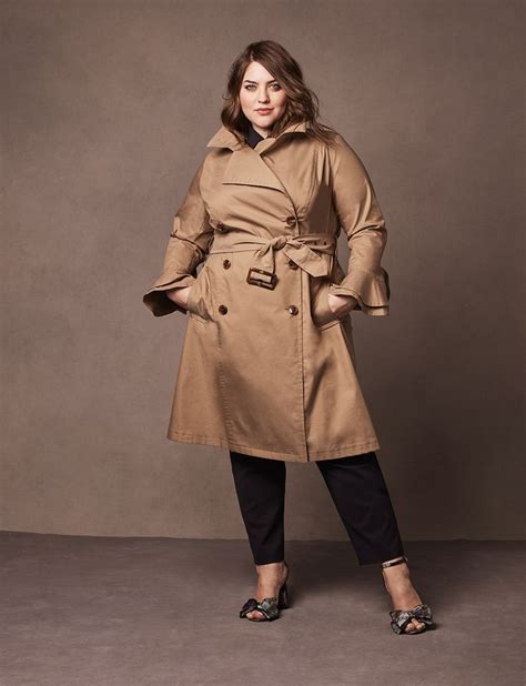 burberry trench coat for curvy figures